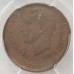 AUSTRALIA 1948 . HALF  1/2 PENNY . ERROR . MIS-TRIKE